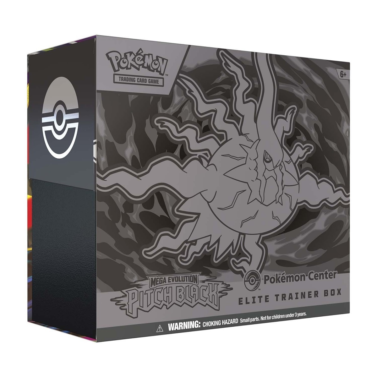Pokémon TCG: Mega Evolution — Pitch Black Elite Trainer Box — 9 Booster Packs + Promo Card